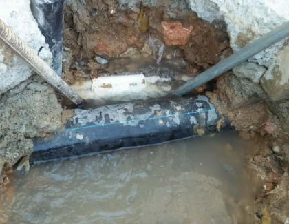 南溪测漏水之水管漏水